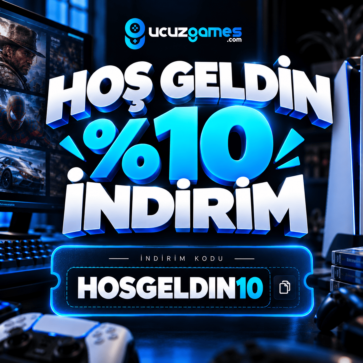 Yeni kayıt olan üyelere özel %10 indirim — kupon hosgeldin10