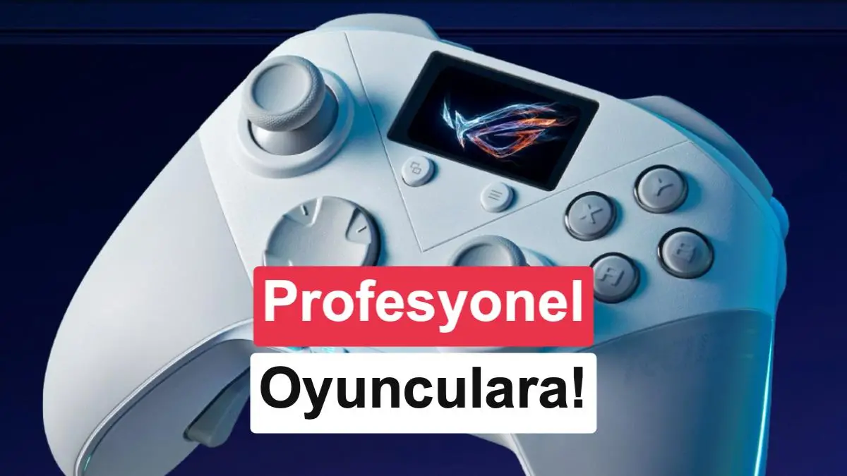 ASUS Raikiri II Pro PC Kontrolcü: 8K polling rate ve uzun pil ömrüyle öne çıkıyor