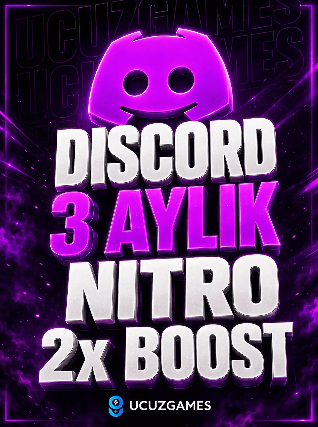 Discord 3 Aylık Nitro 2x Boost