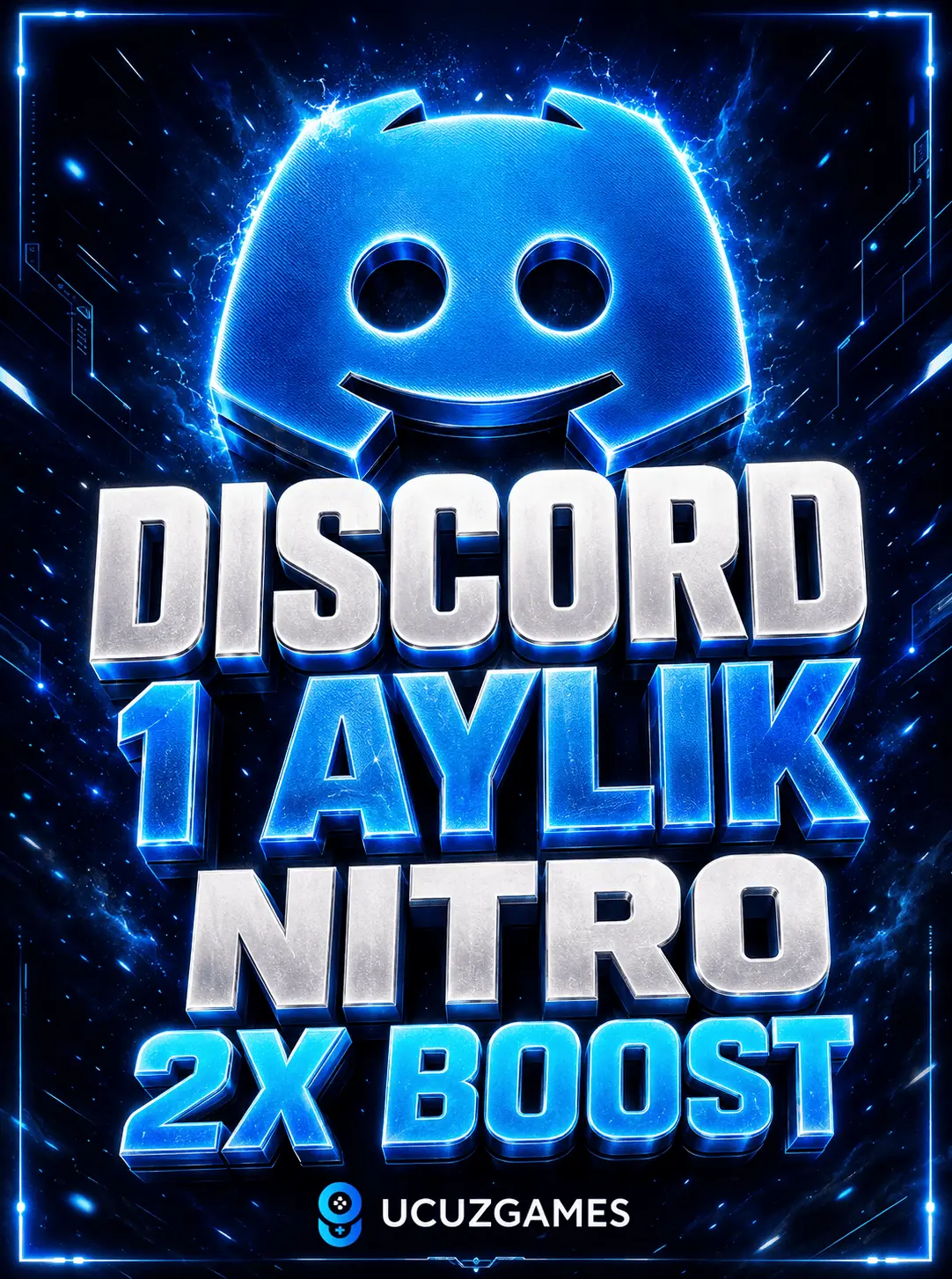 Discord 1 Aylık Nitro 2x Boost