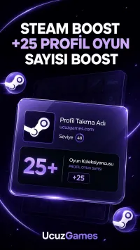 +25 Steam Profil Oyun Sayısı Boost