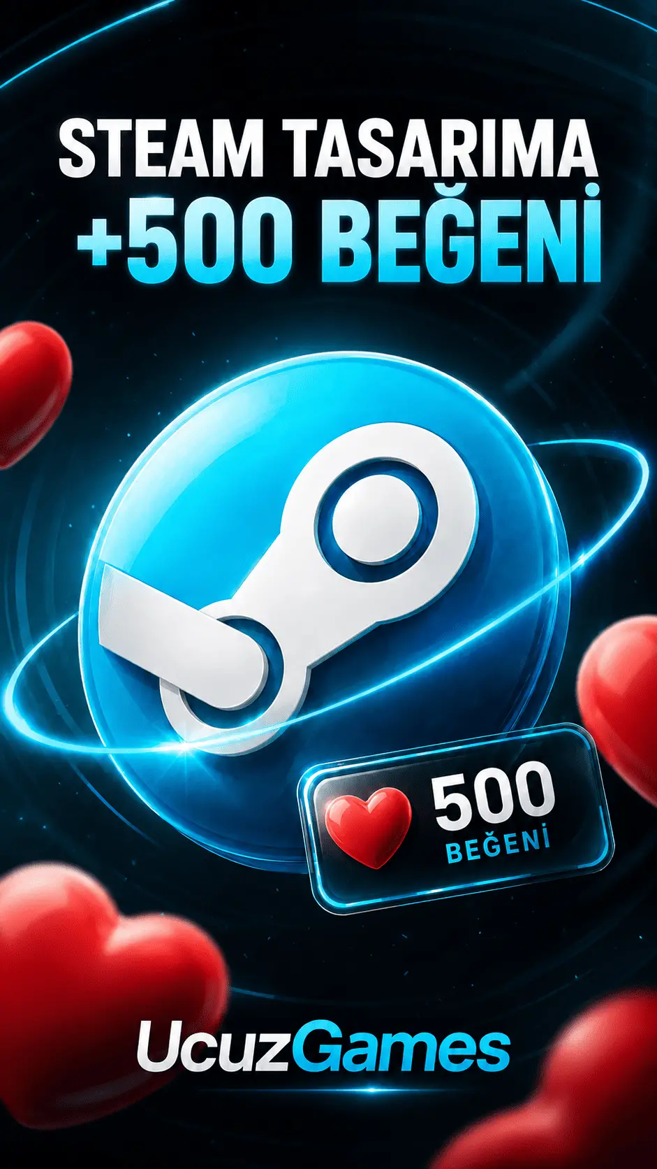 +500 Steam Design Like Boost