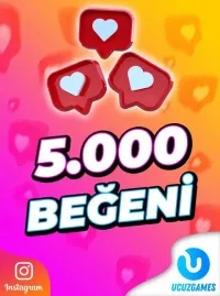 İnstagram 5000 Beğeni