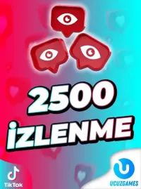 TikTok 2500 İzlenme