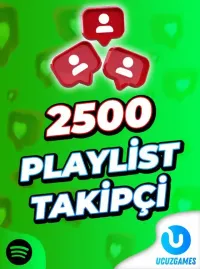 Spotify 2500 Playlist Takipçi
