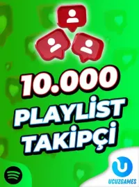 Spotify 10.000 Playlist Takipçi
