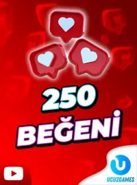 Youtube 250 Beğeni
