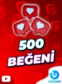 Youtube 500 Beğeni