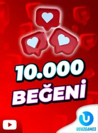 Youtube 10.000 Beğeni