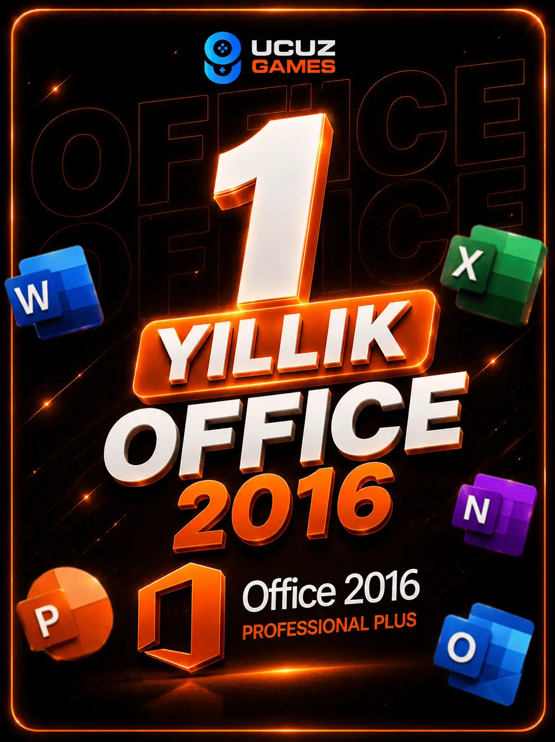 1 Yıllık Office 2016 Pro Plus