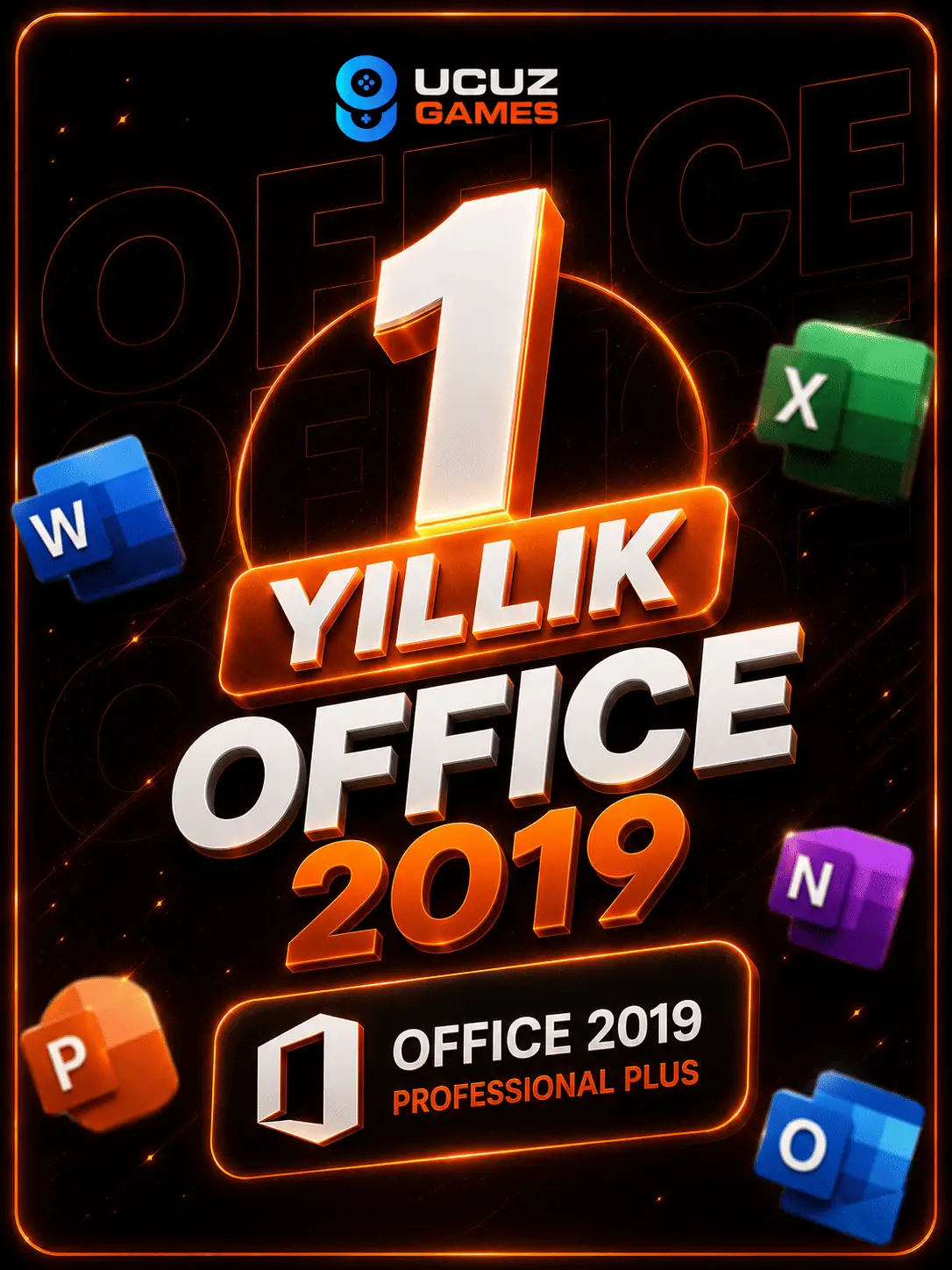 1 Yıllık Office 2019 Pro Plus