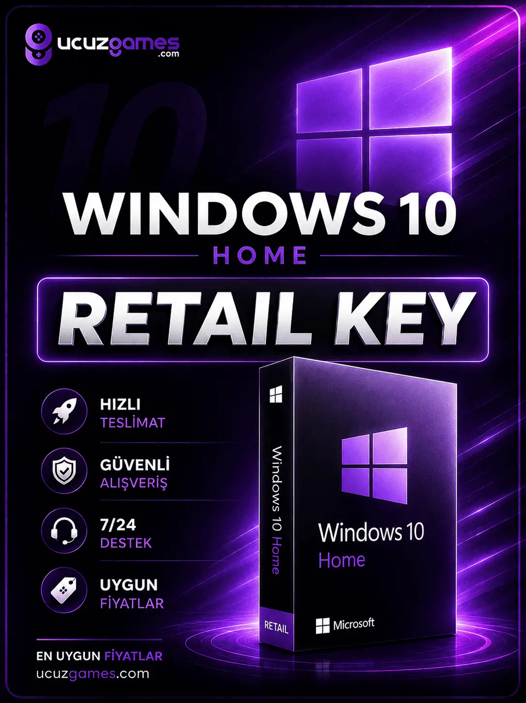 Windows 10 Home Retail Key