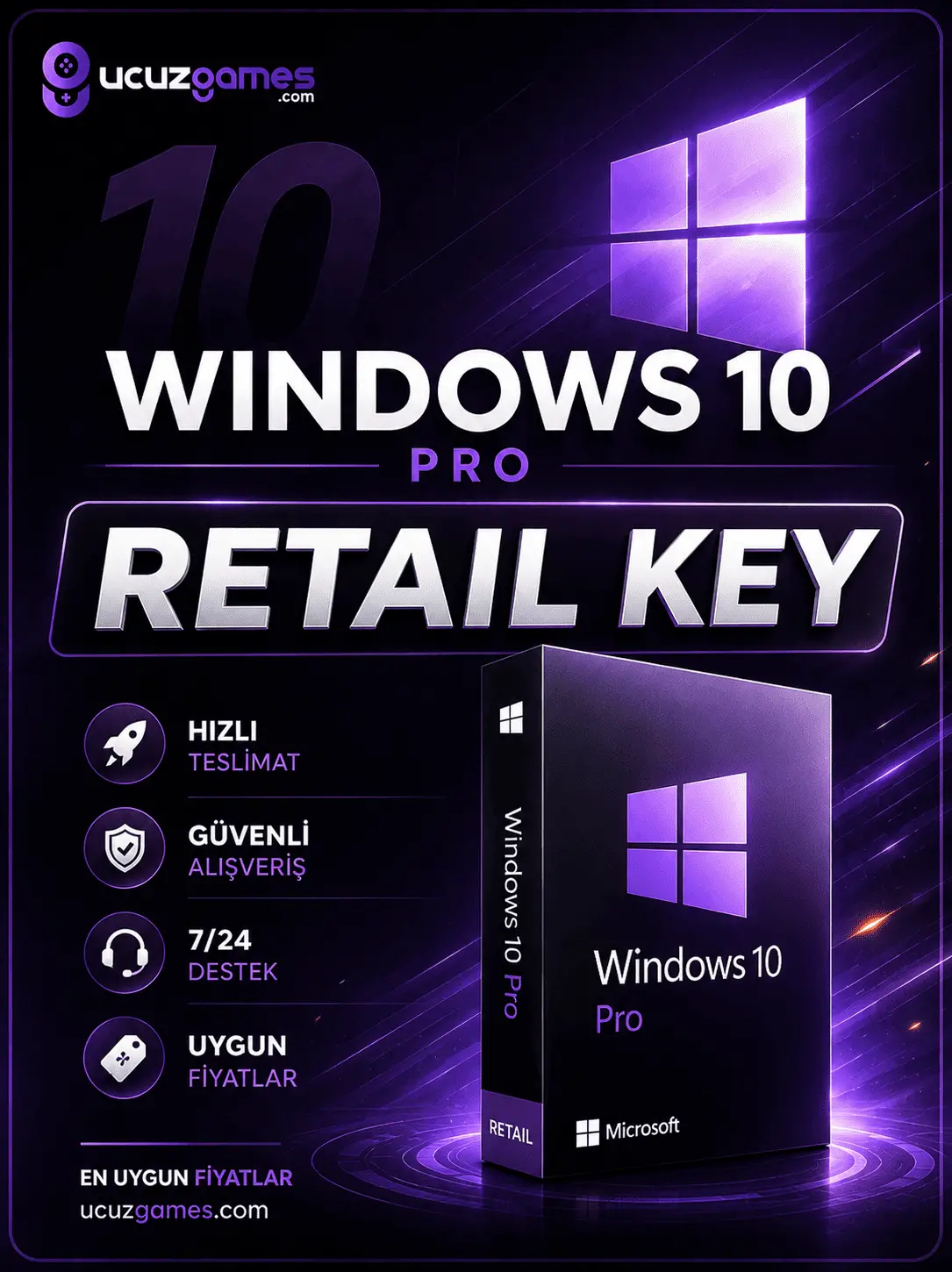 Windows 10 Pro Retail Key