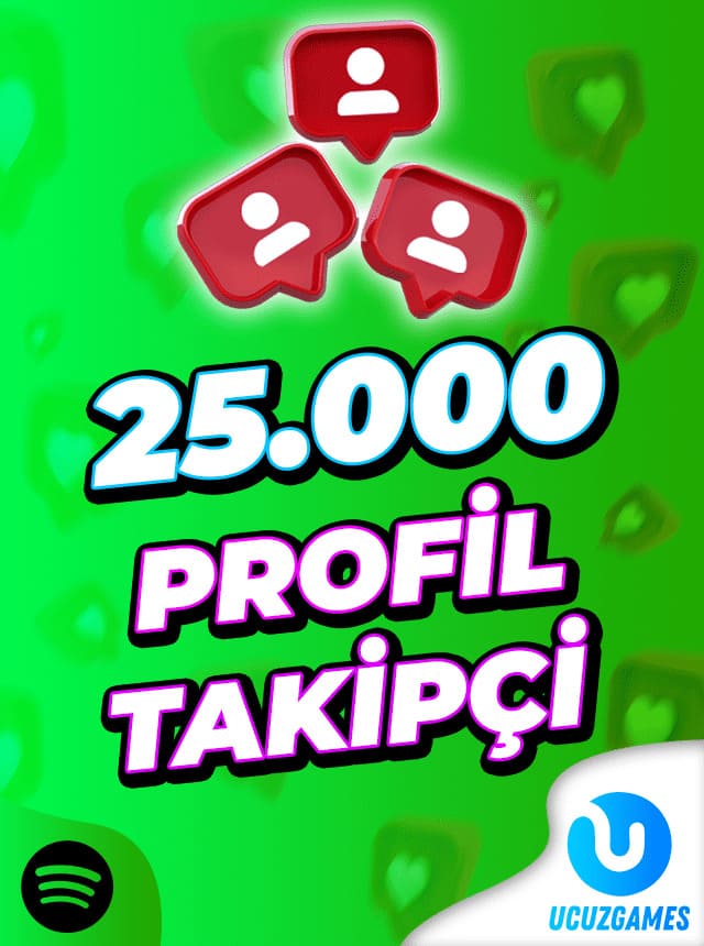 Spotify 25.000 Profil Takipçi