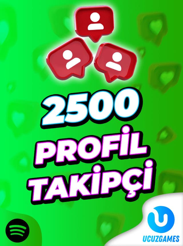 Spotify 2500 Profil Takipçi