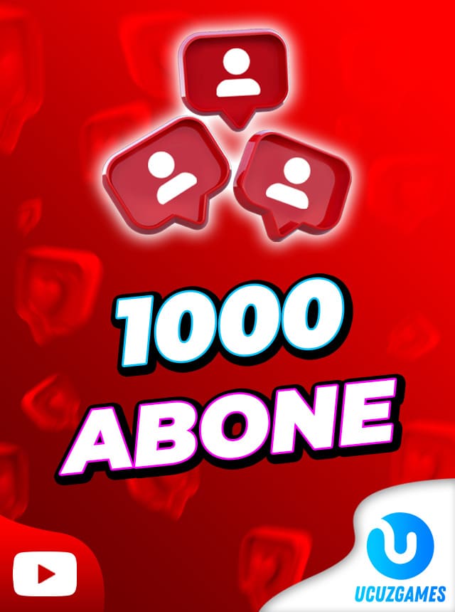 Youtube 1000 Abone